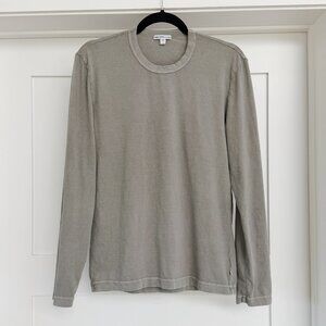 James Perse Long Sleeve Grey T-shirt
